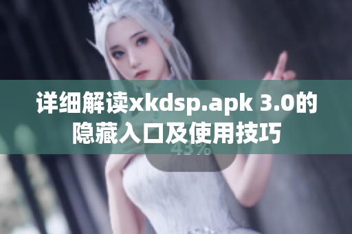 详细解读xkdsp.apk 3.0的隐藏入口及使用技巧