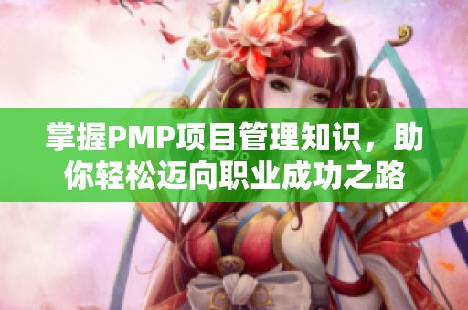 掌握PMP项目管理知识，助你轻松迈向职业成功之路