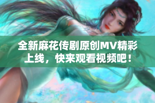 全新麻花传剧原创MV精彩上线，快来观看视频吧！