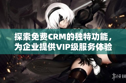 探索免费CRM的独特功能，为企业提供VIP级服务体验