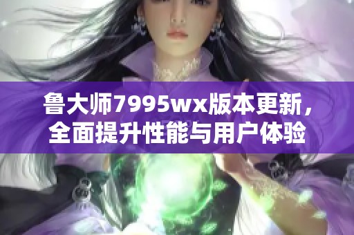 鲁大师7995wx版本更新，全面提升性能与用户体验