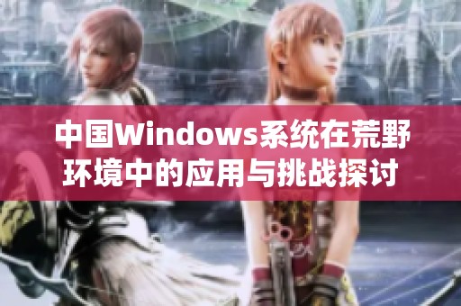 中国Windows系统在荒野环境中的应用与挑战探讨