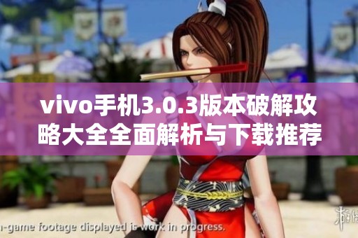 vivo手机3.0.3版本破解攻略大全全面解析与下载推荐