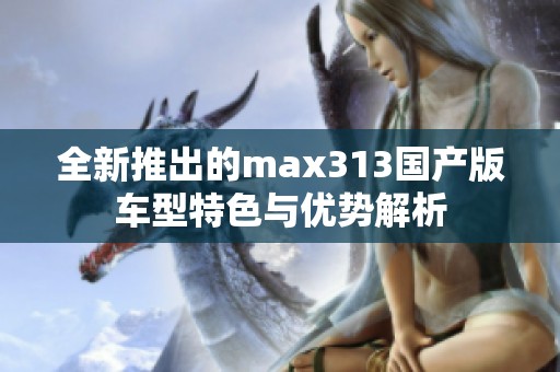 全新推出的max313国产版车型特色与优势解析