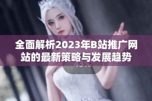 全面解析2023年B站推广网站的最新策略与发展趋势