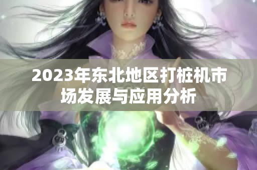 2023年东北地区打桩机市场发展与应用分析