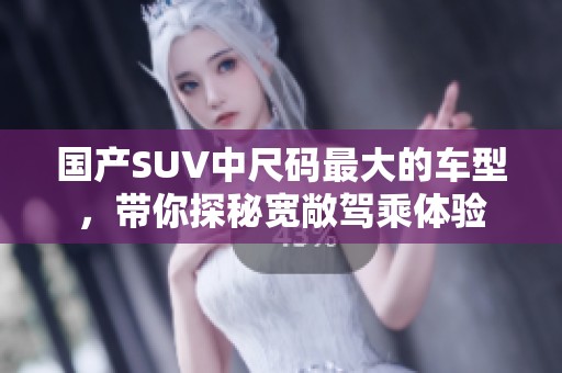 国产SUV中尺码最大的车型，带你探秘宽敞驾乘体验