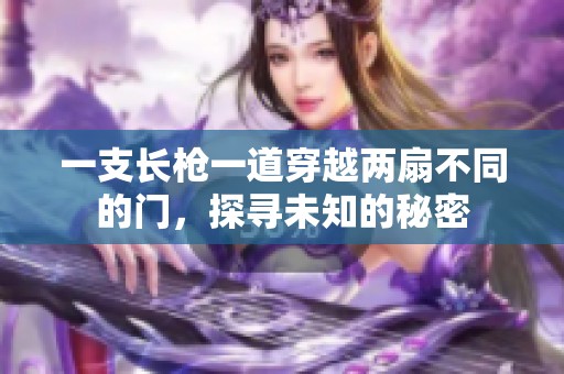 一支长枪一道穿越两扇不同的门，探寻未知的秘密