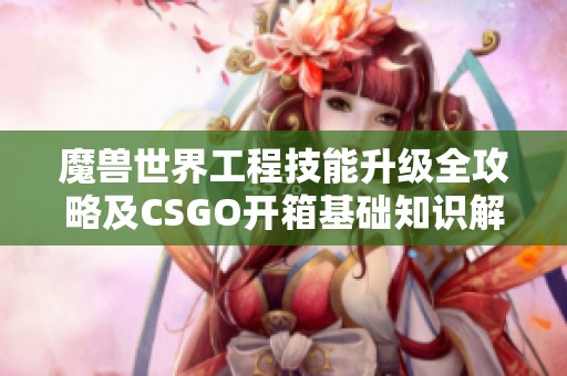 魔兽世界工程技能升级全攻略及CSGO开箱基础知识解析