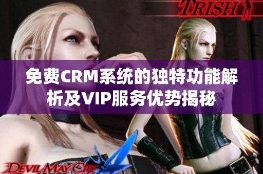 免费CRM系统的独特功能解析及VIP服务优势揭秘