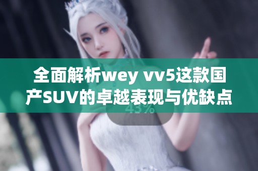 全面解析wey vv5这款国产SUV的卓越表现与优缺点