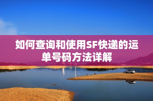 如何查询和使用SF快递的运单号码方法详解