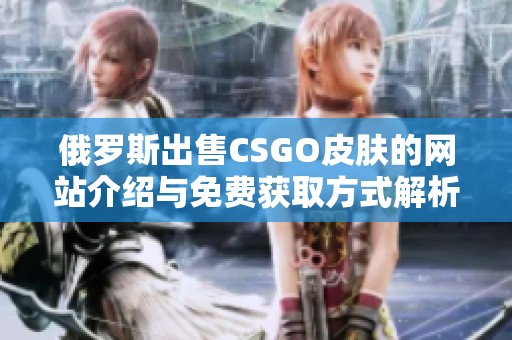 俄罗斯出售CSGO皮肤的网站介绍与免费获取方式解析