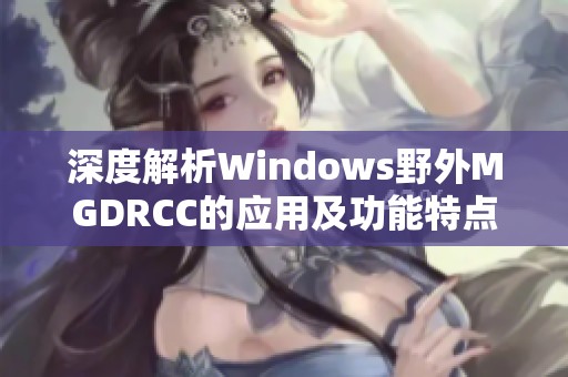 深度解析Windows野外MGDRCC的应用及功能特点