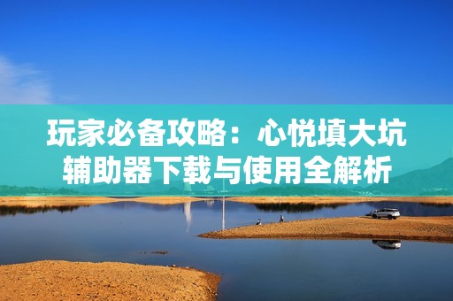 玩家必备攻略：心悦填大坑辅助器下载与使用全解析